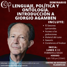 Lenguaje, política y ontología. Introducción a Giorgio Agamben
