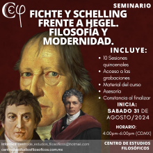 Fichte y Schelling frente a Hegel. Filosofía y modernidad.